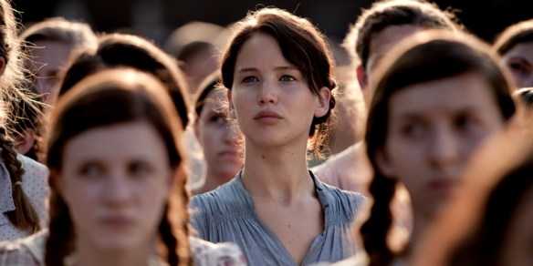 Jennifer Lawrence stars as 'Katniss Everdeen' in THE HUNGER GAMES.